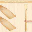Hoolerry 2 Pieces 36" Long Wooden Paddle Crawfish Paddle Stir Mixing Seafood Boil Pot Cooking Spatula Wood Home Brew for Crawfish Boil Pot Seafood Camping Restaurants