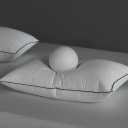 MAXICOZY Hungarian Goose Down and Down Alternative Pillows King Size, Fluffy 3-Chamber Bed Pillows for Sleeping, Luxurious Soft Cloud Pillow for Back, Stomach or Side Sleepers(King, 1 Pack), White.
