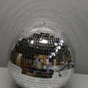NuLink 8" Disco Ball Decor Hanging Mirror Ball for Big Party Decorations Wedding Home (Silver)