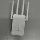 WiFi Extender Signal Booster for Home: Internet Repeater Long Range Covers Up (White, XL)