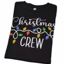 T-Shirt Kids Black L Christmas Crew