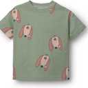 Baby Short-Sleeve Relaxed Tee (Green), Size 5T
