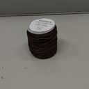 GENIQUE Real/Genuine Round Leather Cord for Jewelry Making, Leather String Cord for Crafting, Necklace, Bracelets, Braiding, Wraps (2mm, Antique Brown Distressed)