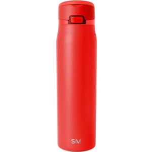 Simple Modern Mesa Loop Water Bottle with Straw | 30oz Cup Holder Friendly Insulated Stainless Steel Bottles for Travel, Sports and School | Saffron