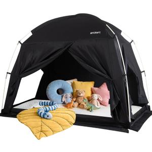 Bed Tent Canopy for Privacy, Light-Reducing,4 Doors, FULL