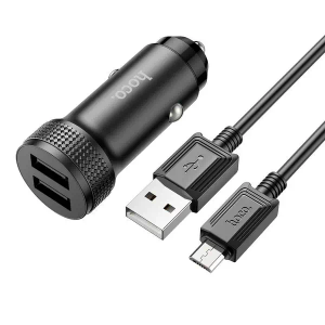 Micro USB Cable & Dual Port USB Car Charger