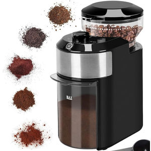 Burr Coffee Grinder Electric - Adjustable Burr Grinder with 28 Precise Grind Settings for 12 Cups - Coffee Grinders for Home Use - Professional Coffee Bean Grinder - Stainless Steel