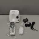 [New] VTech VG134 DECT 6.0 Cordless Home Phone with Bluetooth Connection, Digital Answering Machine, Backlit Display,Full Duplex Speakerphone, Caller ID/Call Waiting,1000 ft Range (White/Grey)