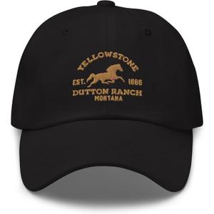 Paramount Yellowstone Dutton Ranch Logo Hat - Officially Licensed (Horse)