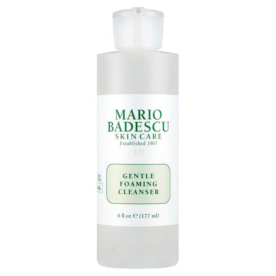 Mario Badescu Gentle Foaming Facial Cleanser, Deep Cleansing and Hydrating Face Wash
