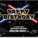 Seasonwood Star Themed Backdrop for Baby Boys Kids Birthday Party Universe Wars Background Galaxy Photography Party Decorations Cake Table Banner Photo Booth Props Supplies Favor 5x3ft (5'x3', Multi-2)