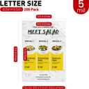 CAREGY 5 Mil Thermal Laminating Pouches (200 Pack) - 9x11.5 Inch Laminating Sheets for 8.5x11 Documents, Clear,Office & School Laminator Supplies