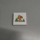 2 x Butterfly & Rose Ornament | Christmas Ornaments, Christmas Decorations, Hanging Ornaments for Tree, Holiday Decor Gifts | Gifts for Flower Lover, Women, Friend, Neighbor | Gift Exchange Ideas