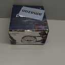 LONPOO CD Players Portable Boombox with FM Radio/USB/Bluetooth/AUX Input and Earphone Jack Output, Stereo Sound Speaker & Audio Player,White