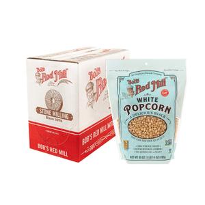 Bob's Red Mill White Popcorn, 30oz (Pack of 4) - Non GMO, Whole Grain, Vegan, Kosher BBD June 10 2028