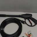 Selkie Pressure Washer Gun with 26" Hose, 16" Extension Wand, 5 Nozzle Tips, M22 15mm & M22 14mm Fittings, 4000 PSI