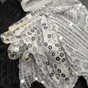 Kids Pop Star Costume, 80s 90s Outfits for Kids, Rockstar Costume for Boys & Girls, Halloween Dance Party (3-5T)