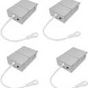 MEGHALI 4pack Iron Box Panel Light 5cct Driver Dimmable Recessed Downlight Ballast 9W Small Panel Lamp