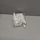 TonGass 4-Pack RV Curtain Holders with Screws (White)  Camper & Motorhome Curtain Clips for Window Drapes, Heavy-Duty Plastic Retainers for RV, Boat, and Trailer Curtains