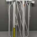 Regalo Safety 38" Baby Gate for Doorways & Bottom of Stairs, Pressure Mount Design for Babies, Toddlers & Pets, Tested & Safe for 30 Years, American Designed, American Owned, White