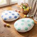 Novabright 4 Pcs Easter Pillows Plush Egg Floor Pillows Seating Cushions Decor Spring Easter Parties Decoration for Birthday Bedroom Home Bed Living Room Sofa Couch Gift Supplies