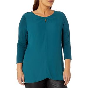 Lyssé Women's Caton Top, Peacock, L