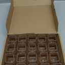 24 Pcs Chair Leg Floor Protectors Square, Silicone Chair Leg Protectors Caps Covers for Hardwood Floors, Furniture Pads Sliders with Wrapped Felt Bottom Large (Fit:1-1/8"~1-1/2")