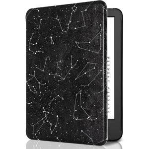 CoBak Case for All New 6 Inch Kindle 2024 and 2022 (11 Generation) - PU Leather Smart Cover, Auto Sleep and Wake, Premium Protective Case for Kindle Basic (Celestial Map)