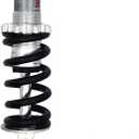 145mm/750LB Rear Shock Absorber, Silver with Black, Aluminum & Spring, Compatible with ATV, Motorcycle