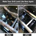 Uniflasy Grill Parts for Charbroil Performance 2-Burner 463630021 463655021 463655421 463655621,for Charbroil 4-Burner 463365021 463448021 Grill Burner Tube Heat Plates Shield Crossover Tube Igniter