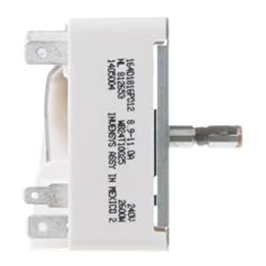 GE WB24T10025 Genuine OEM Surface Burner Control Switch for GE Electric Ranges