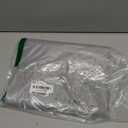 PONY DANCE French Door Curtain, Dual Rod Pocket Blackout Drape for Front Glass Door Window, Privacy Thermal Insulated Room Darkening Curtain for Sidelight Window, Silver Grey, W25 x L66 inch, 1 Panel