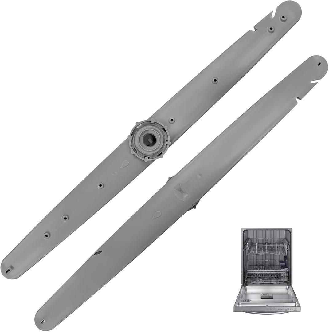 IWIWE Upgrade DD82-01390A Middle Nozzle Dishwasher Spray Arm Assembly Fit for Samsung Middle Dishwasher Wash Arm DW80R2031 DW80N3030 DW80M2020 (1 Pc-Main image shows front & back)