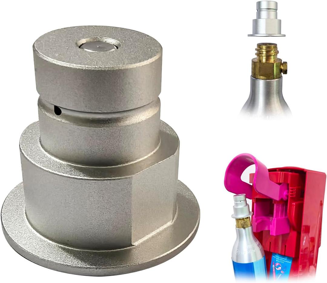 Soda Water CO2 Cylinder Quick Connect Adapter Replacement for Terra DUO ART Sparkling Water Machine, TR21-4 Bottle Refill Accessories Soda Water CO2 Cylinder Quick Connect Adapter Replacement for Terra DUO ART Sparkling Water Machine, TR21-4 Bottle Refill Accessories