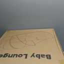 Todldler Baby Travel Bassinet Bed & Chair, Fold Out Sofa Couch Lounger with 2-1 Mosquito & Canopy, Foldable Portable Travel Cot with Foam Raised Safety Bumpers for Infant Toddlers 0-36 Months (Pink)