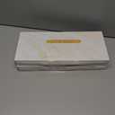 2 x Faucet Mat for Kitchen Sink, Diatomite Stone Drying Sink Protectors, Bathroom Faucet Splash Guard, Quick Dry Water Absorbing, Non-Slip Stone Tray for Kitchen Counter, White, 20" x 3.9"