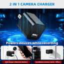 1080P HD Charger Camera with Motion Detection, 106 Wide Angle, No WiFi/Monthly Fee, Mini Hidden Camera for Home Security/Nanny/Pet Monitoring