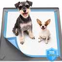 Pee Pad Holder for Dogs,Silicone Dog Puppy Pad Holder, 24 x 24 No Spill Raised Lip High Edge,Portable, LeakProof Mat Holder for Dog Training Pads,Square Potty Trays for Home Floor Protection