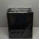 Amllas 8 Pack Shoe Boxes Black Plastic Stackable, Large Shoe Storage Organizer,Drop Side Front Shoe Containers for Entryway,Sneaker Storage Fit Up to US Size 13 for Men/Women(13’’x 10.6”x 8.3”)