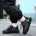 GLYGML Kids Shoes for Boys Girls Running Tennis Sneakers Athletic Walking Gym Sports Lightweight Breathable for Toddler/Little Kid/Big Kid All Black Size 11