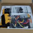 ORCISH Upgrade 3500 lb 12V DC Electric Winch, ATV/UTV Winch Kit for Towing, 1/4"30' Synthetic Rope with Both Wireless Handheld Remote and Corded Control Recovery, Easy Assembly Winches