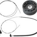 72546TK8A01 Sliding Door Cable Pulley Wheel Kit Compatible with Honda Odyssey 2011 2012 2013 2014 2015 2016 2017, Left or Right Door
