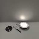 Portable Mushroom Table Lamp with 5200mAh Battery, Cordless LED Night Light with Stepless Dimming, 3 Color Modes & Adjustable Height for Bedroom, Patio, Bar Decor and Coffee Shop Ambiance (Balcktall)