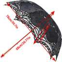 Chinese Japanese Handmade Parasol Umbrella,Asian Decoration DIY Art Dance Classical Umbrella for Wedding Parties Photography Costumes Cosplay(1 PCS)