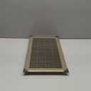 Fits 8x16 and 16x8 Duct Opening | Return Air Floor Grille by Handua | Walkable Vent Cover Grill for Floor | Brown | Heavy Duty Fixed Blades | Outer Dimensions: 9.75"W X 17.75"H