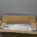 Mid Century Modern Nightstand with Charging Station, Modern Bedside Table with Fluted Drawer and Storage Shelf, End Side Tables Living Room for Bedroom, Office (Rustic Brwon)