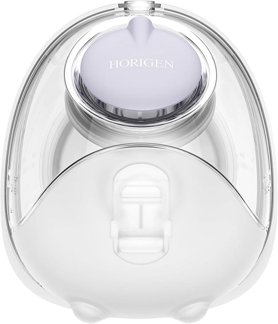 D6 Milk Bowl, Wearable Breast Pump Breastmilk Storage Bottles with Bottle lid Compatible, Wearable Breast Pump Milk Collector Purple 2pack