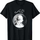 Sade-Marquis de Sade-French Writer,Books T-Shirt (Small, Black)