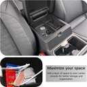 for Toyota 4Runner 2025 Center Console Organizer Interior Accessories Armrest Insert Tray ABS Coin Holder Storage Box (Center Organizer Fits 2025 4Runner)