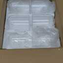 Glasseam Clear Small Flower Vases - Bulk Set of 12, Handmade Modern Decorative Bud Vases for Flowers, Wedding Centerpiece, Dining Table Decoration